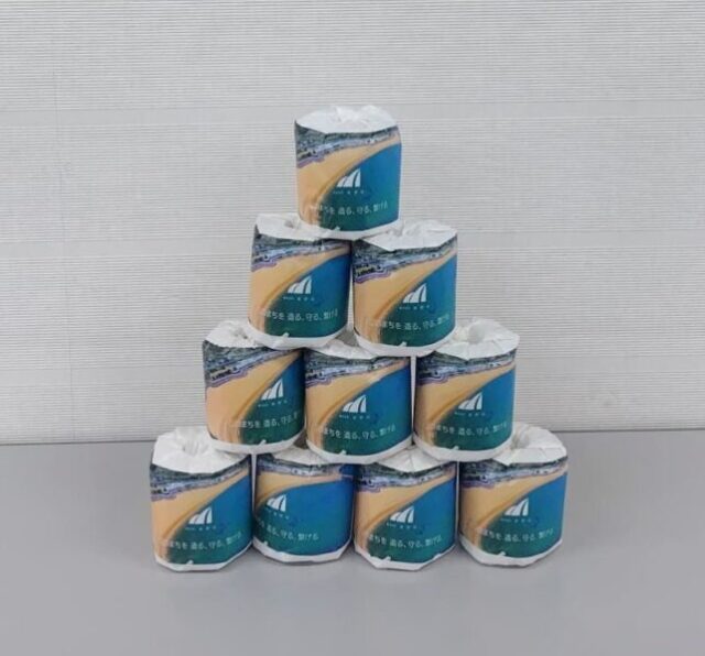 トイレットペーパー贈呈式